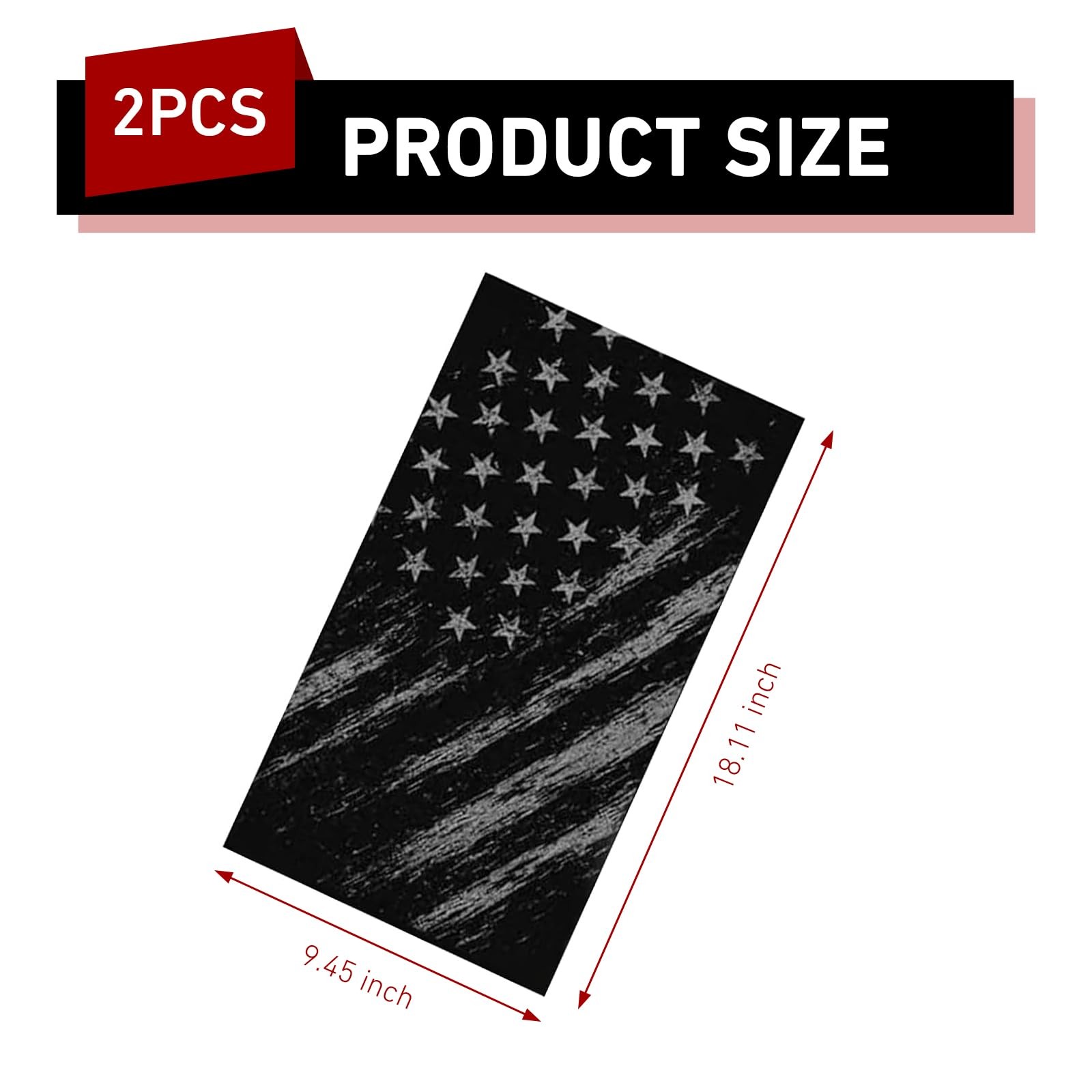2PCS Car B Pillar Stickers, Waterproof Scratch-resistant Vehicle Pillar Prote…