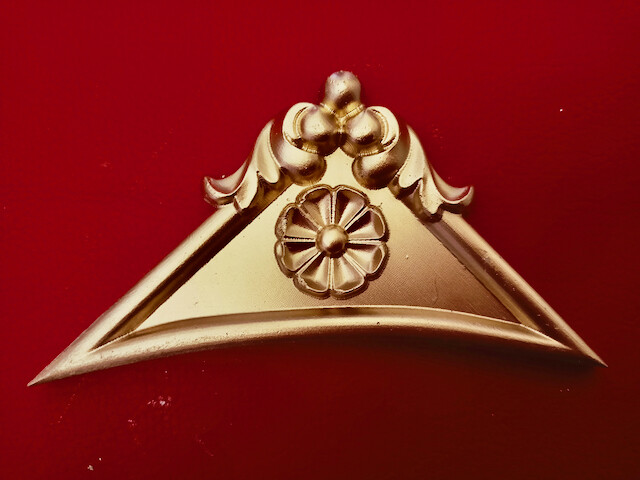 Gypsum Plaster Ornaments Elements In GOLD – Various Variants – Relief Decor