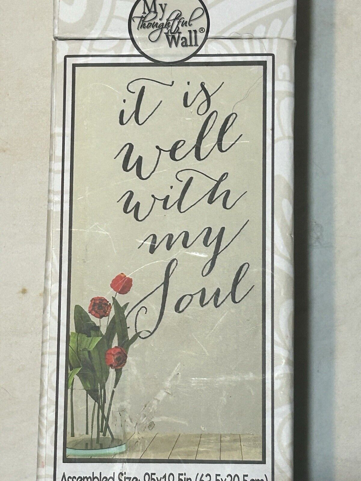My Thoughtful Wall «It is Well With My Soul» Vinyl Lettering Wall Art 25″x12.5″