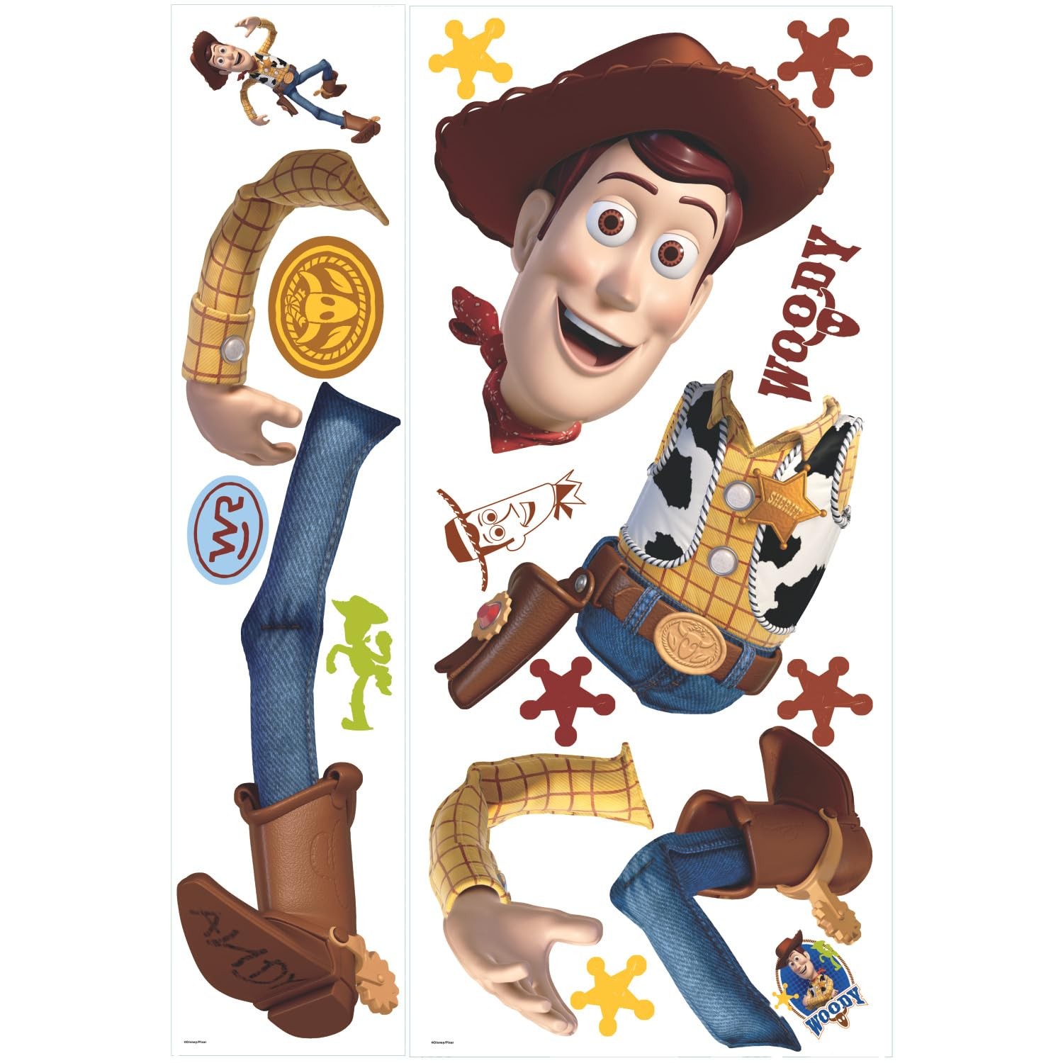 Disney Pixar Story Woody Giant Peel & Stick Wall Decal by , RMK1430GM