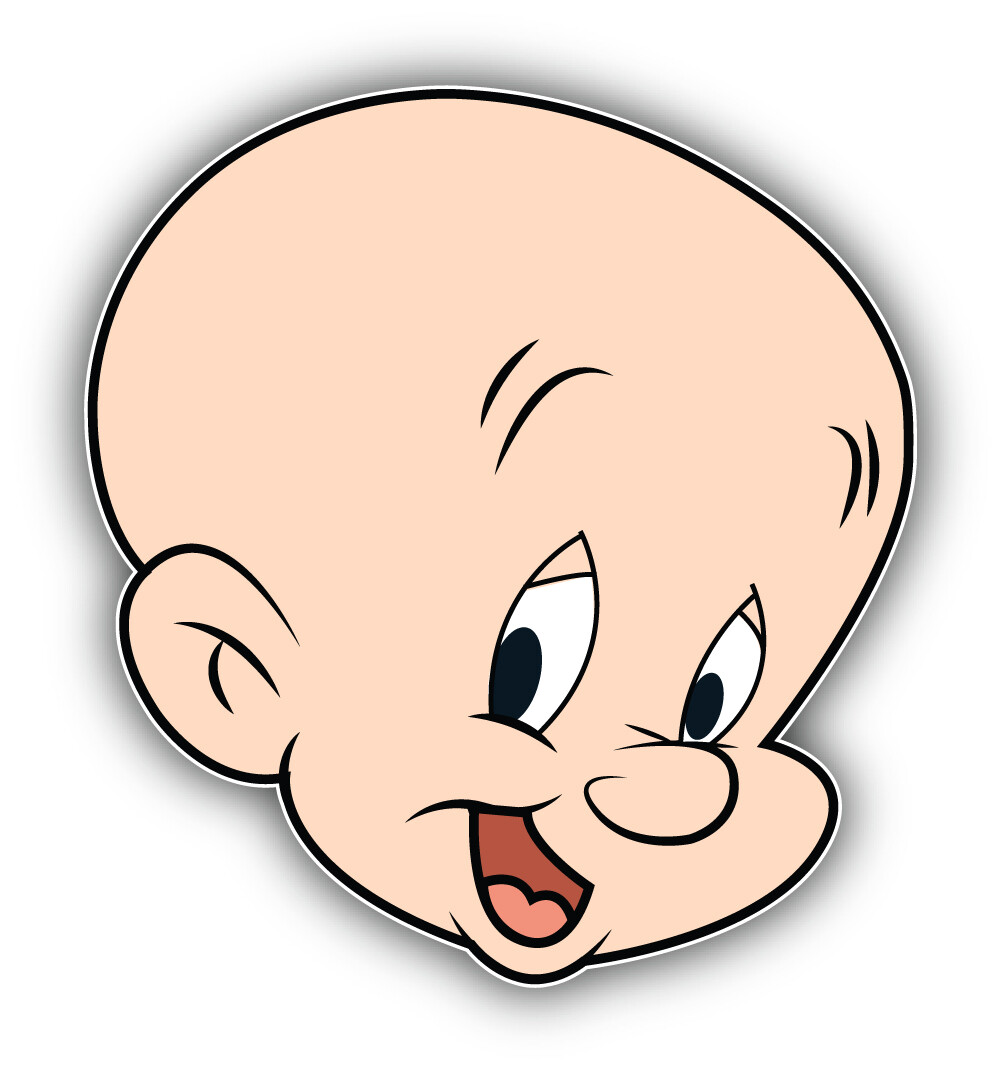 Looney Tunes Cartoon Elmer Fudd Sticker Bumper Decal – »SIZES»