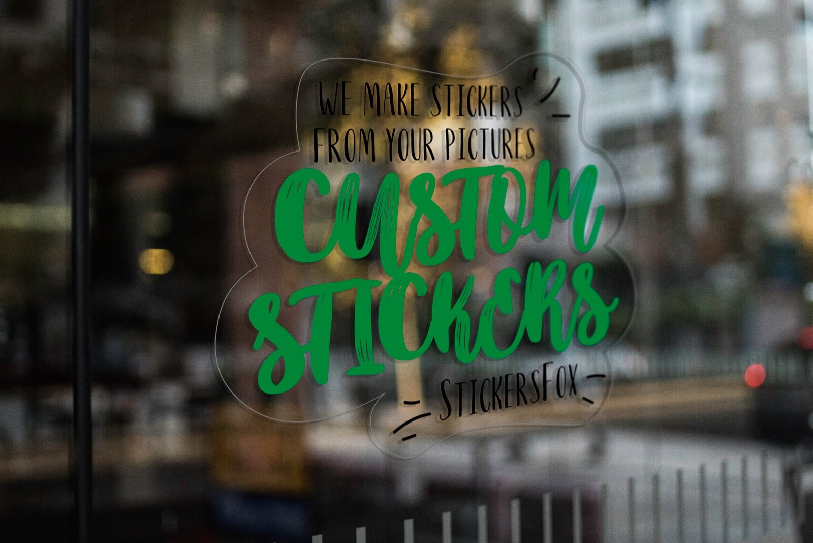 50 Custom clear stickers, Custom clear decals, Your graphic print on clear vinyl