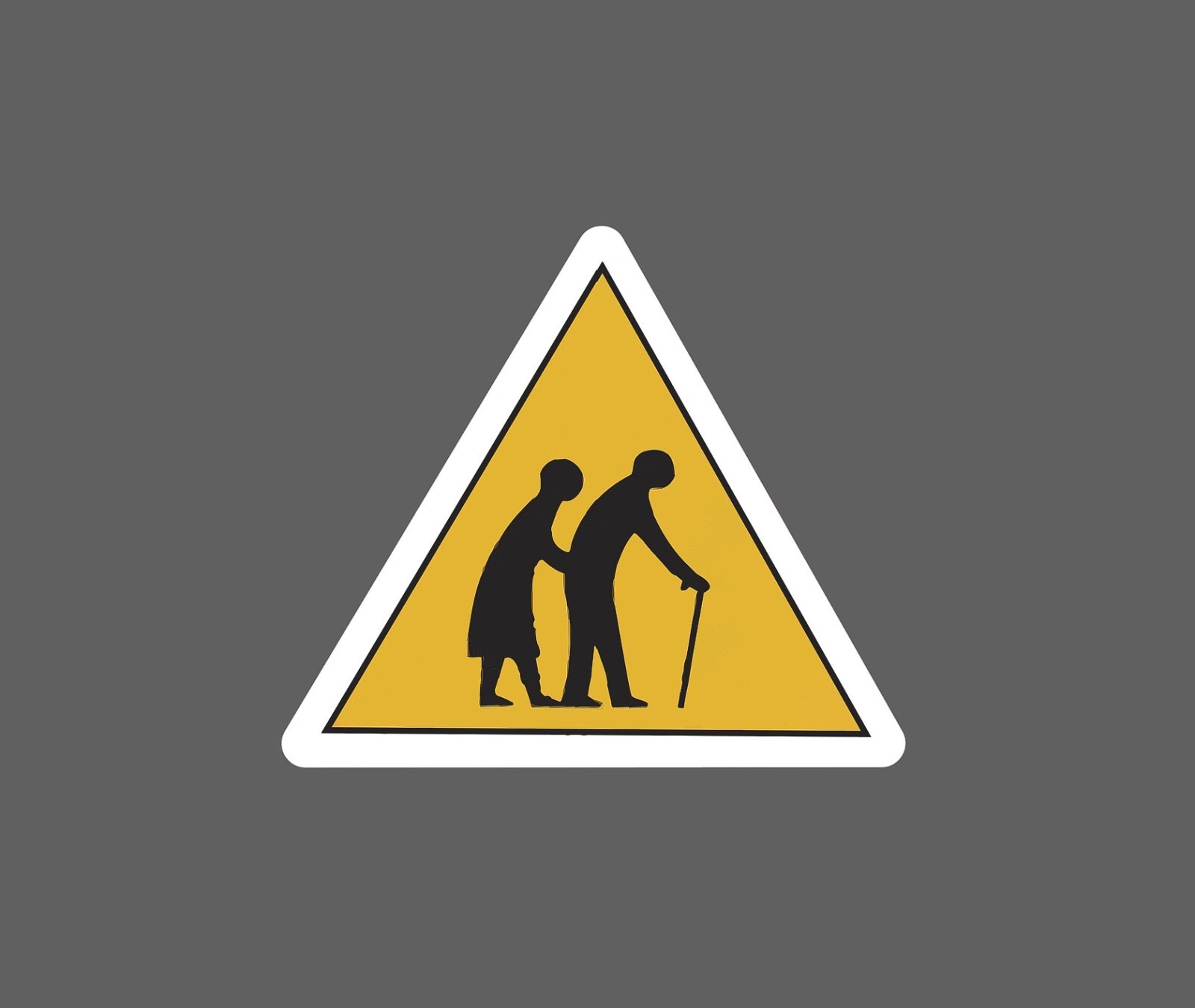 Warning Old People Sticker Waterproof NEW – Buy Any 4 For $1.75 EACH Storewide!
