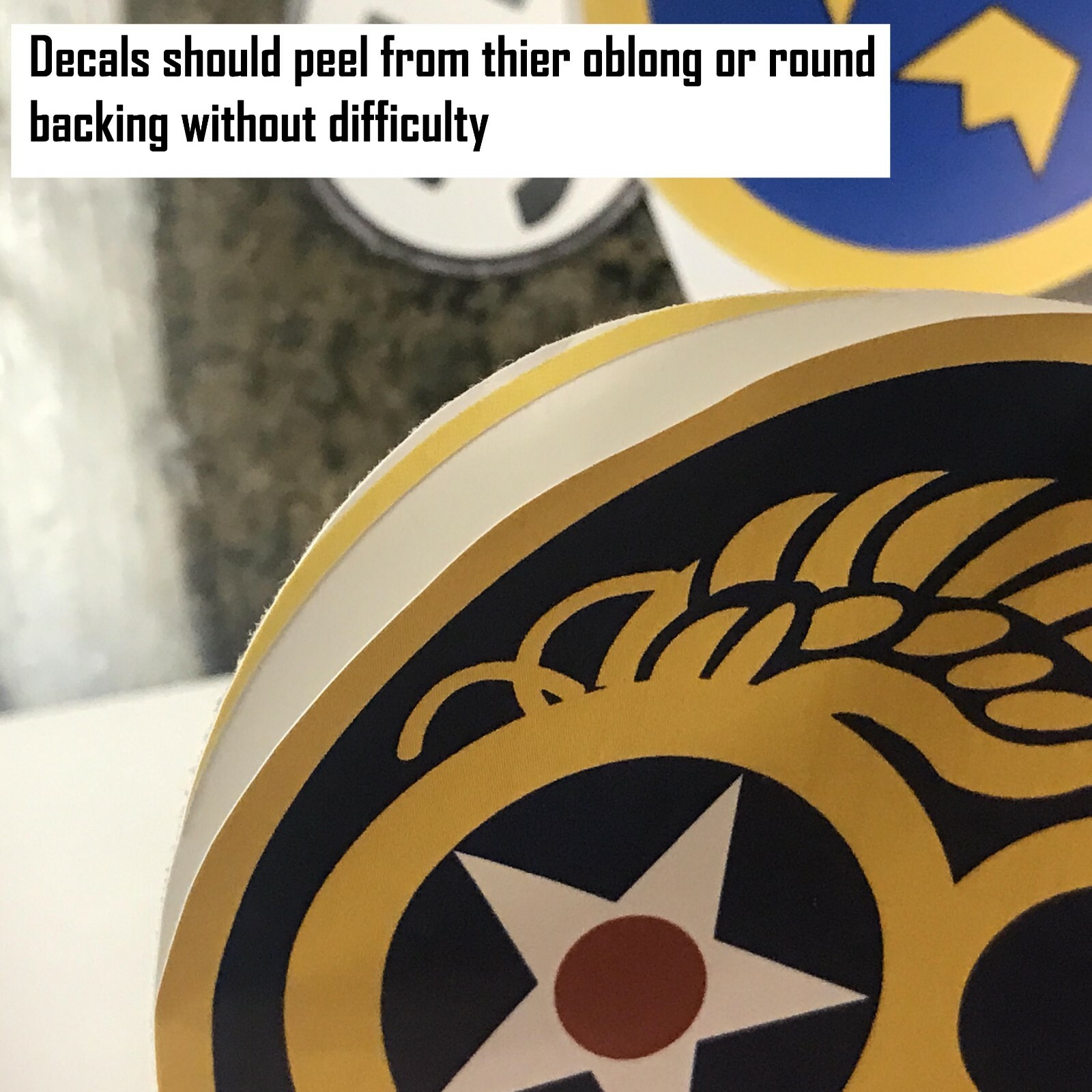 8 China roundel WW2 decals 2×1″+2″+3″+4″ stickers. ROC Taiwan Chinese Air Force
