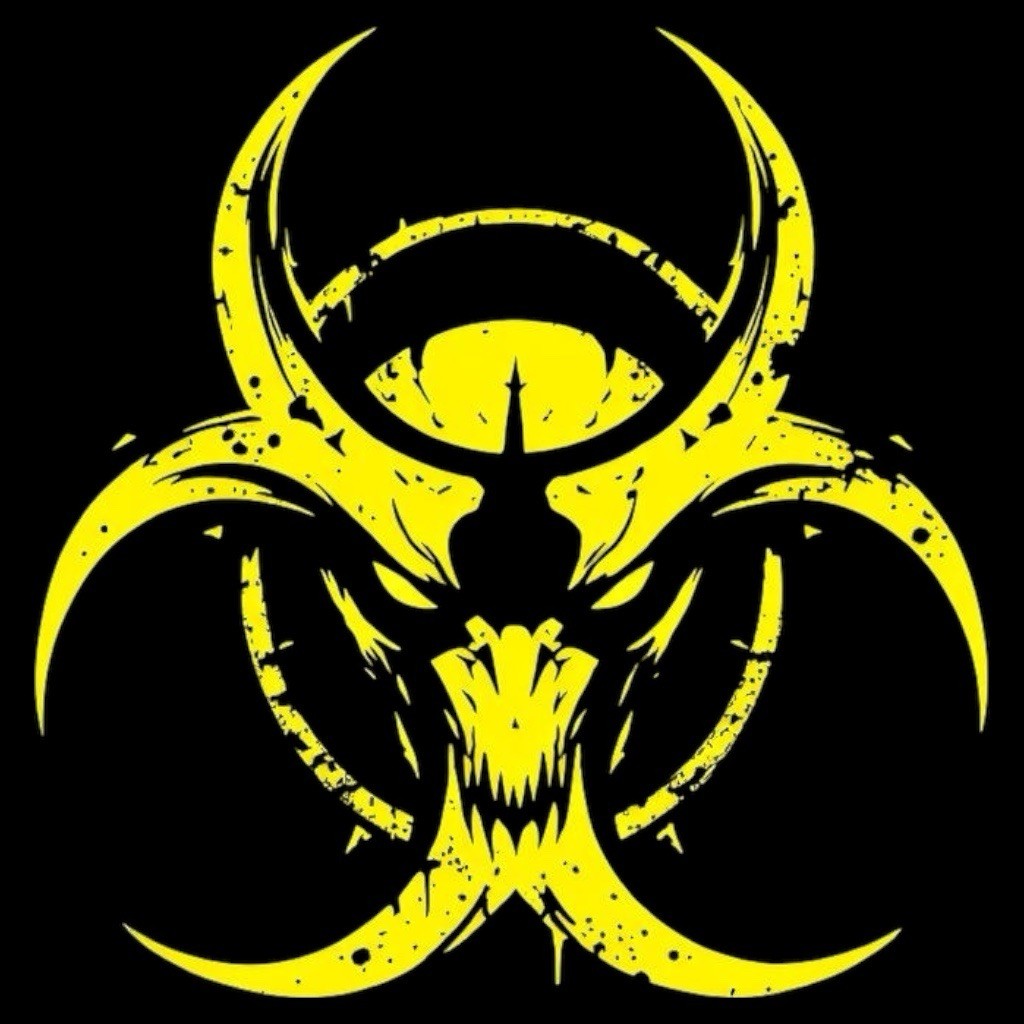 Biohazard Sticker Toxic Chemical Vinyl Decal Car Window Safety Caution Warning