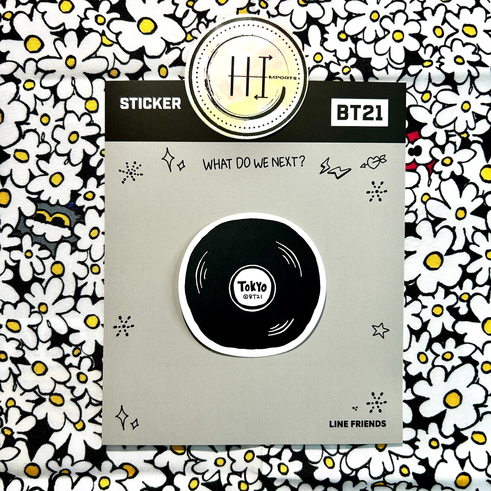 BTS x Line Friends BT21 City Edition Official Tokyo Vinyl Sticker Made in Korea