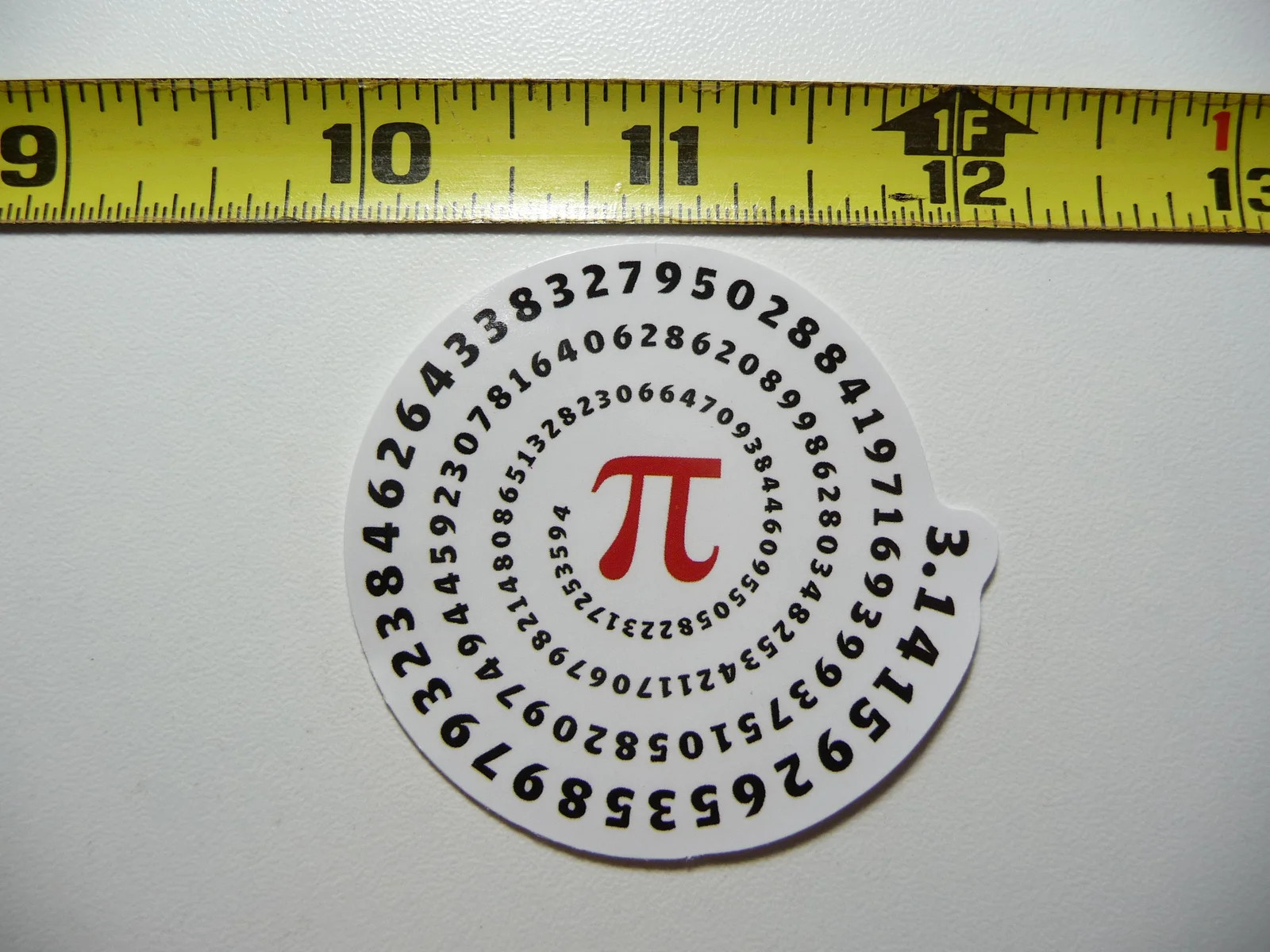 MATH PI SPIRAL NUMBERS SMALL STICKER DECAL SCHOOL TEACHER PROFESSOR MATHMATICS