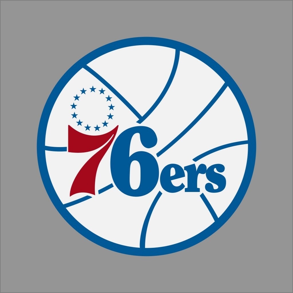 Philadelphia 76ers #2 NBA Team Pro Sports Vinyl Sticker Decal Car Window Wall