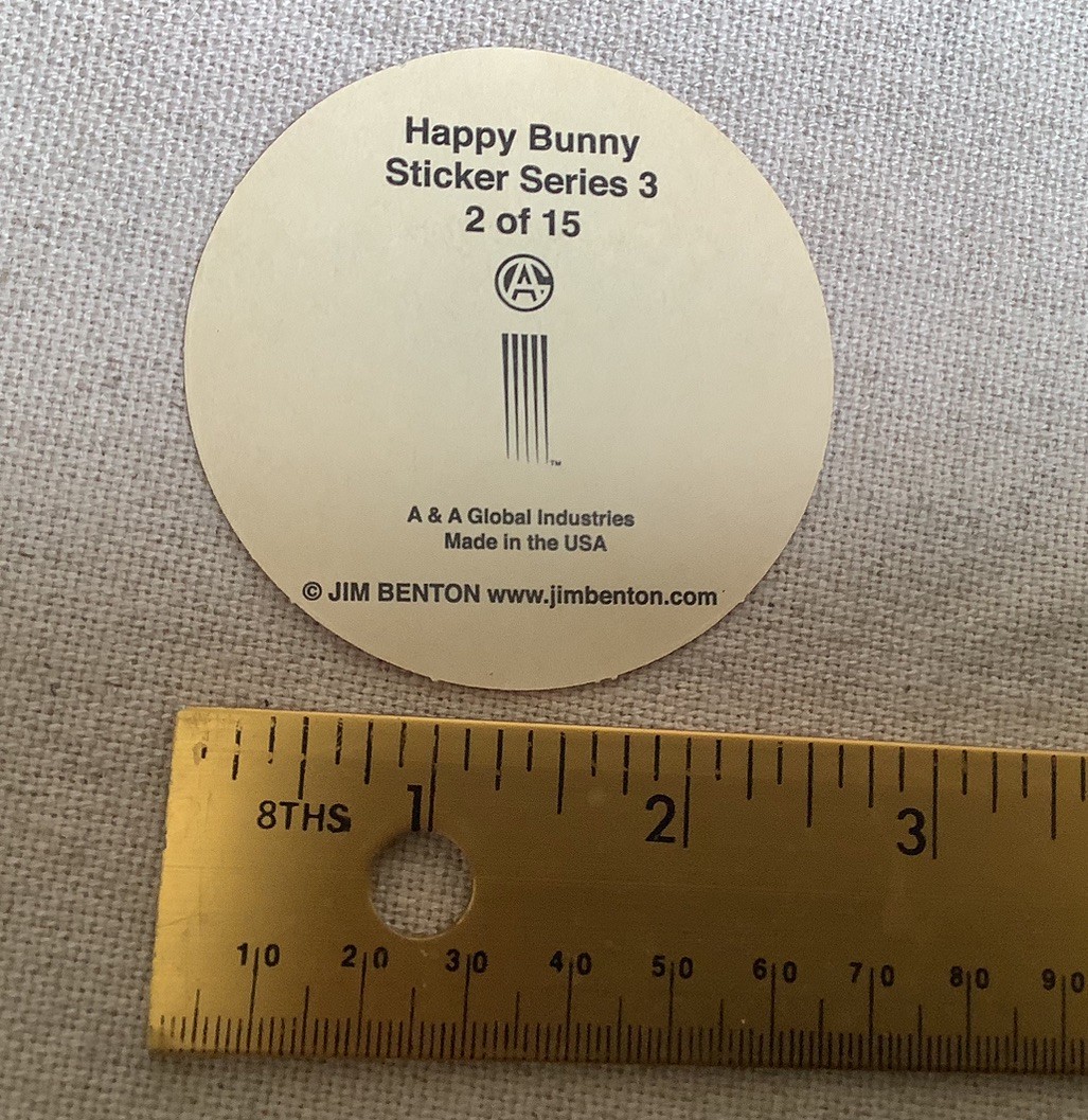 Happy Bunny Sticker Jim Benton Funny Humor “ Hi Loser “ Vending Machine Sticker
