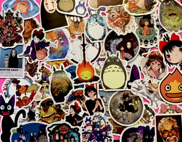 2X Random Studio Ghibli Characters Anime Stickers Fun Mystery Free Shipping 🇺🇸