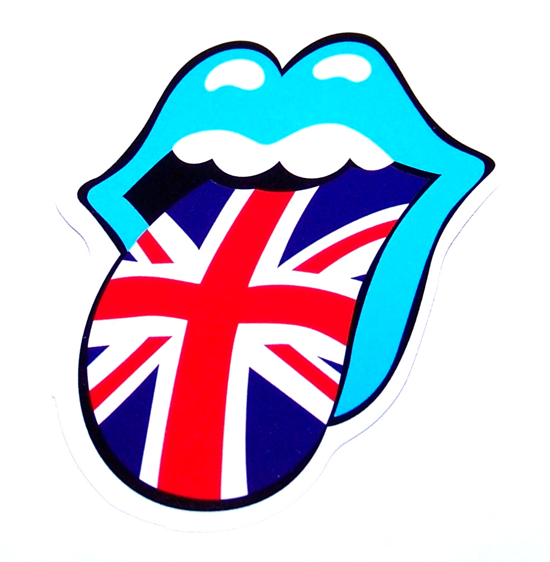 The Rolling Stones Mouth UK Logo Die Cut Sticker Decal Music Band Rock