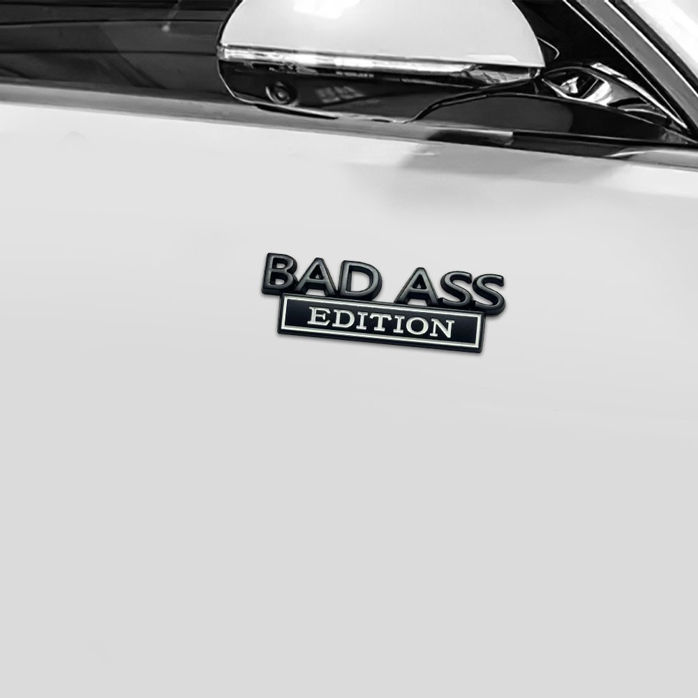 Car Bad Ass Edition Emblem, 3D Fender Badge Decal Car Sticker NEW