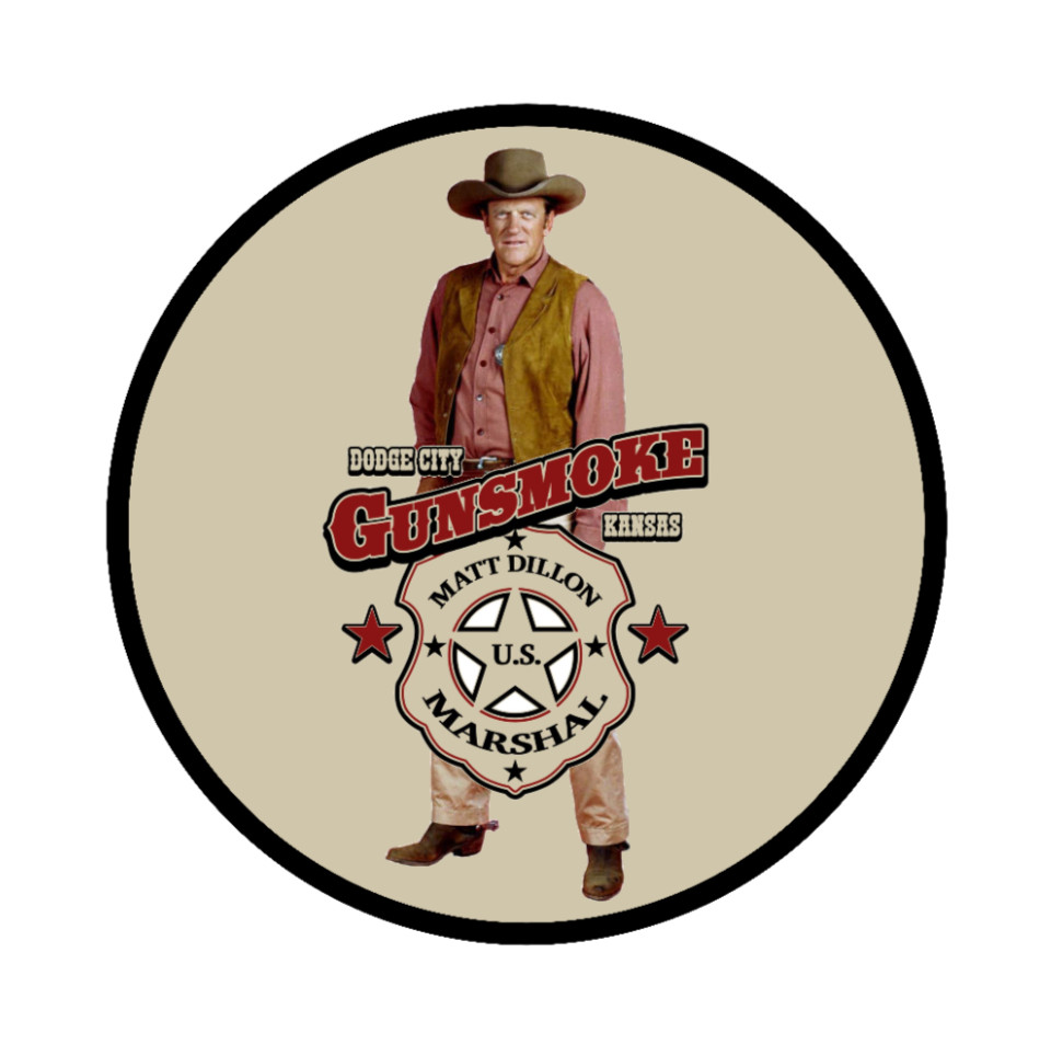 Gunsmoke (Matt Dillon) – 4″ Vinyl Decal Sticker Handmade Cooler Laptop Vehicle
