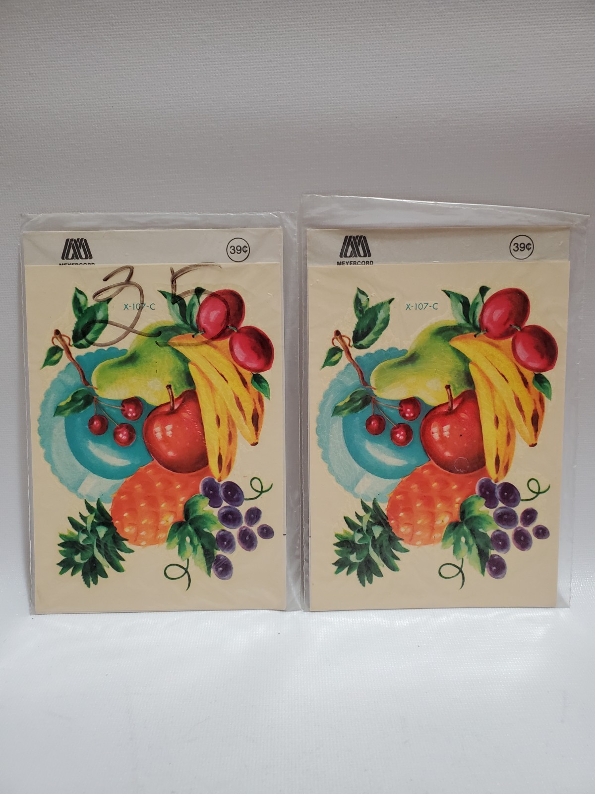 Vintage Lot Art Decals, Fruit & Floral, Children’s, Shells, Snowflakes, Cactus