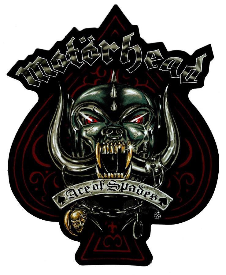 Motorhead Ace of Spades Warpig Die Cut Decal Official Heavy Metal