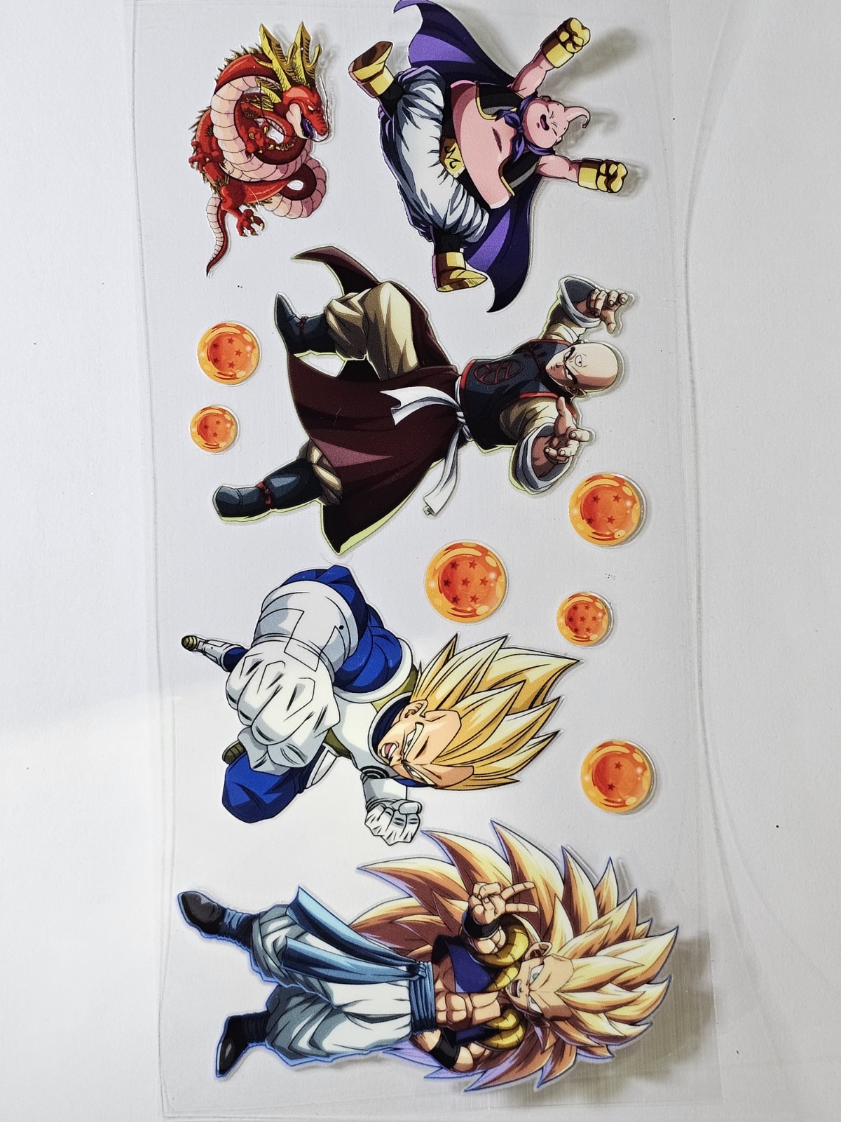Dragon Ball Z UV DTF Transfer Sticker Wrap Tumbler UVDTF BUY 10+ GT COMBINE SHIP
