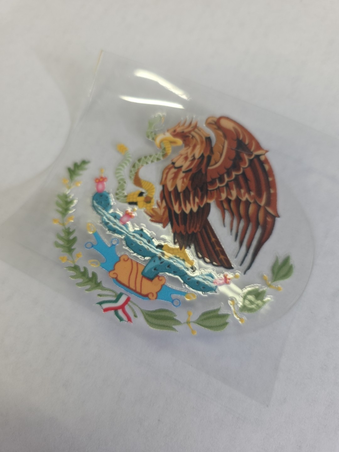 Mexican Coat Of Arms UVDTF Decal Made In USA Waterproof 3in X 3 In