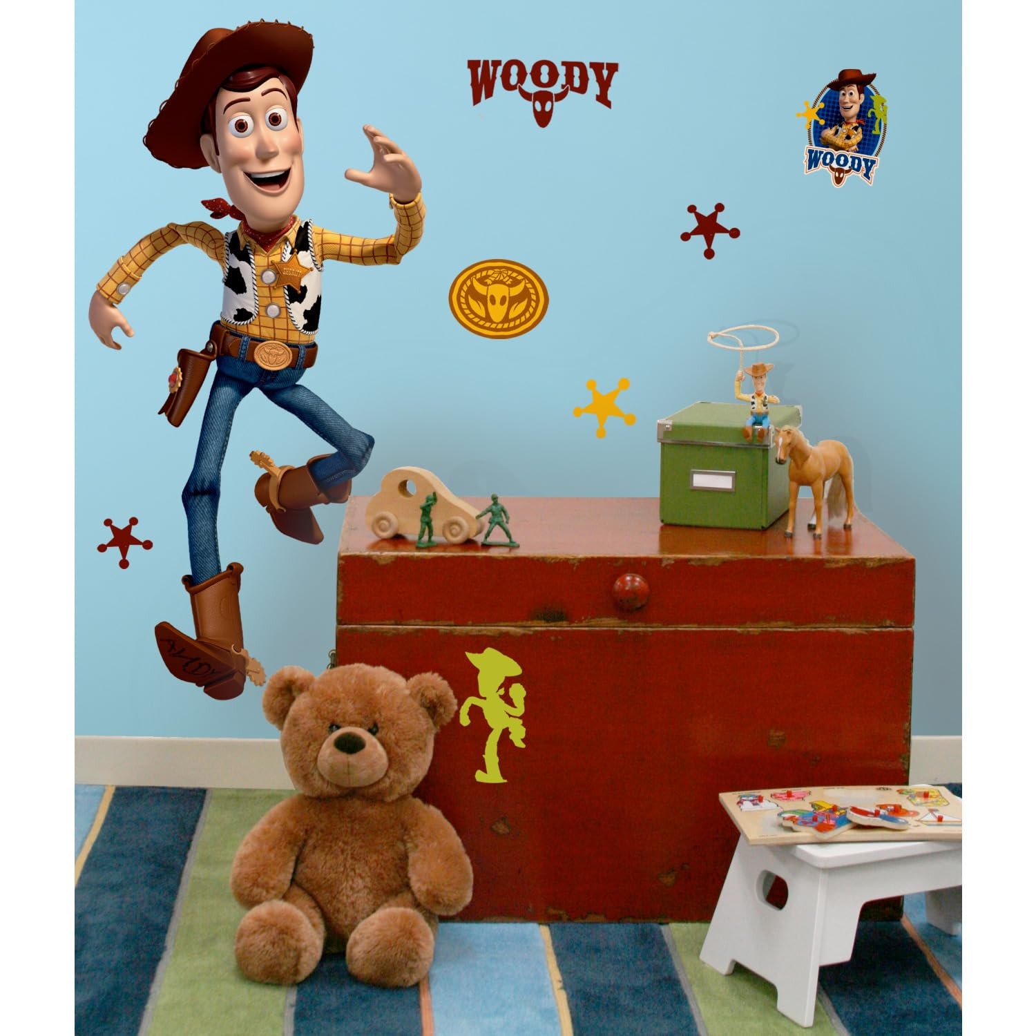 Disney Pixar Story Woody Giant Peel & Stick Wall Decal by , RMK1430GM