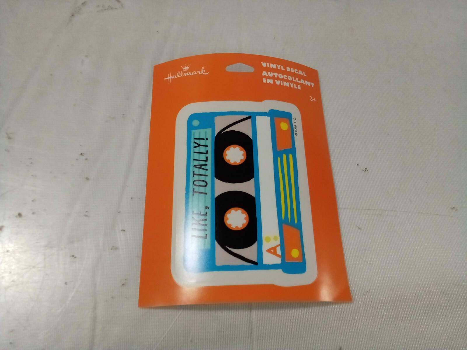Lot of 4 Hallmark Vinyl Decal – Like, Totally! Casette Tape