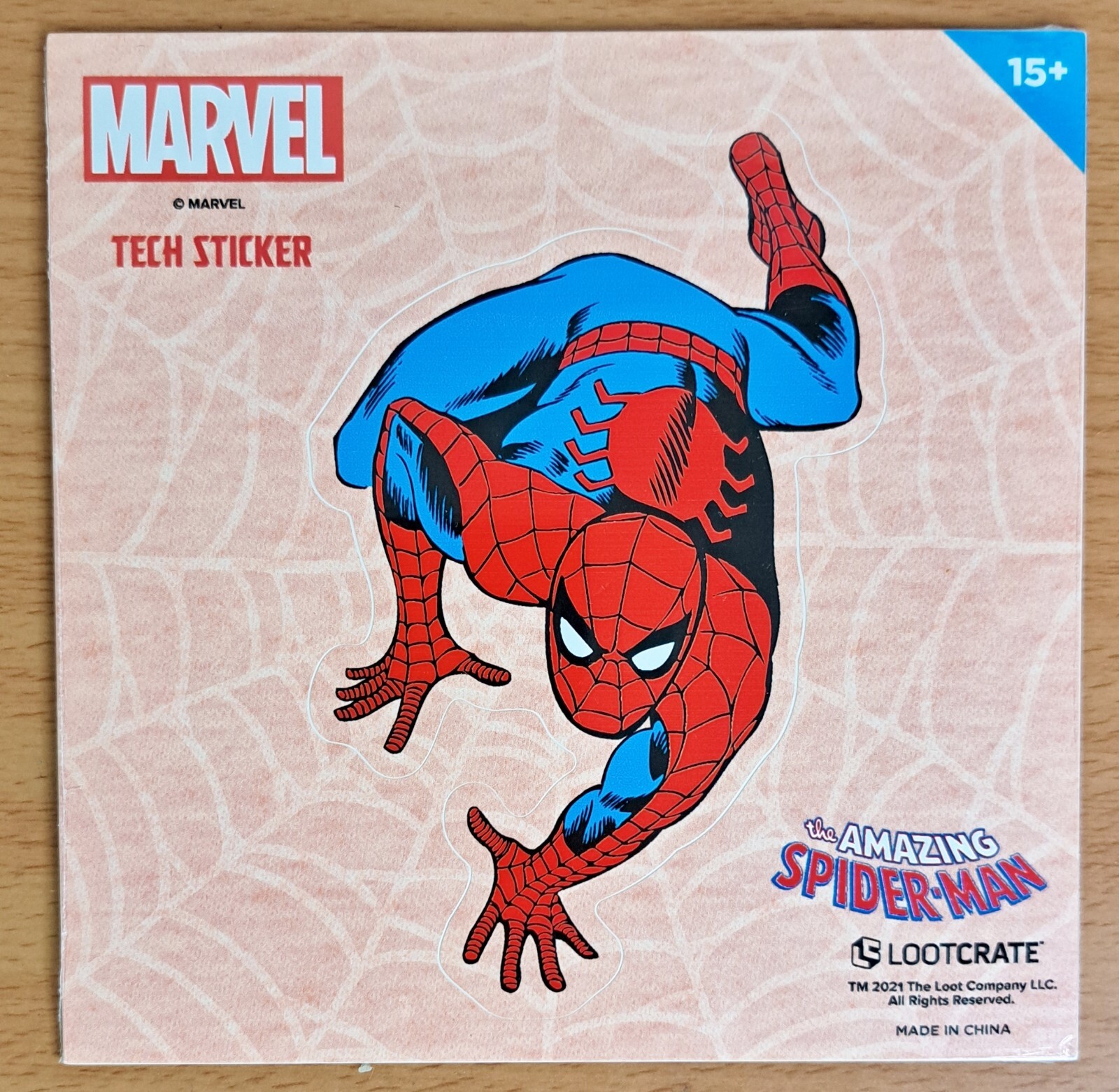 Loot Crate Amazing Spider-Man Tech Sticker – 2021