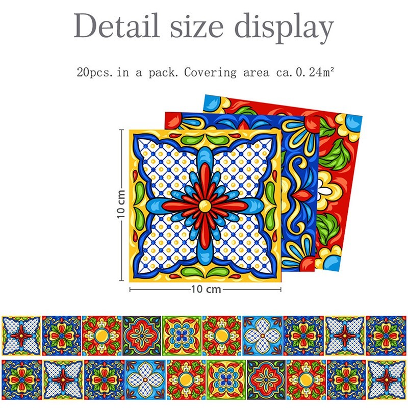 Waterproof Wall Stickers PVC Mildew-Proof Moisture-Proof Kitchen Bathroom