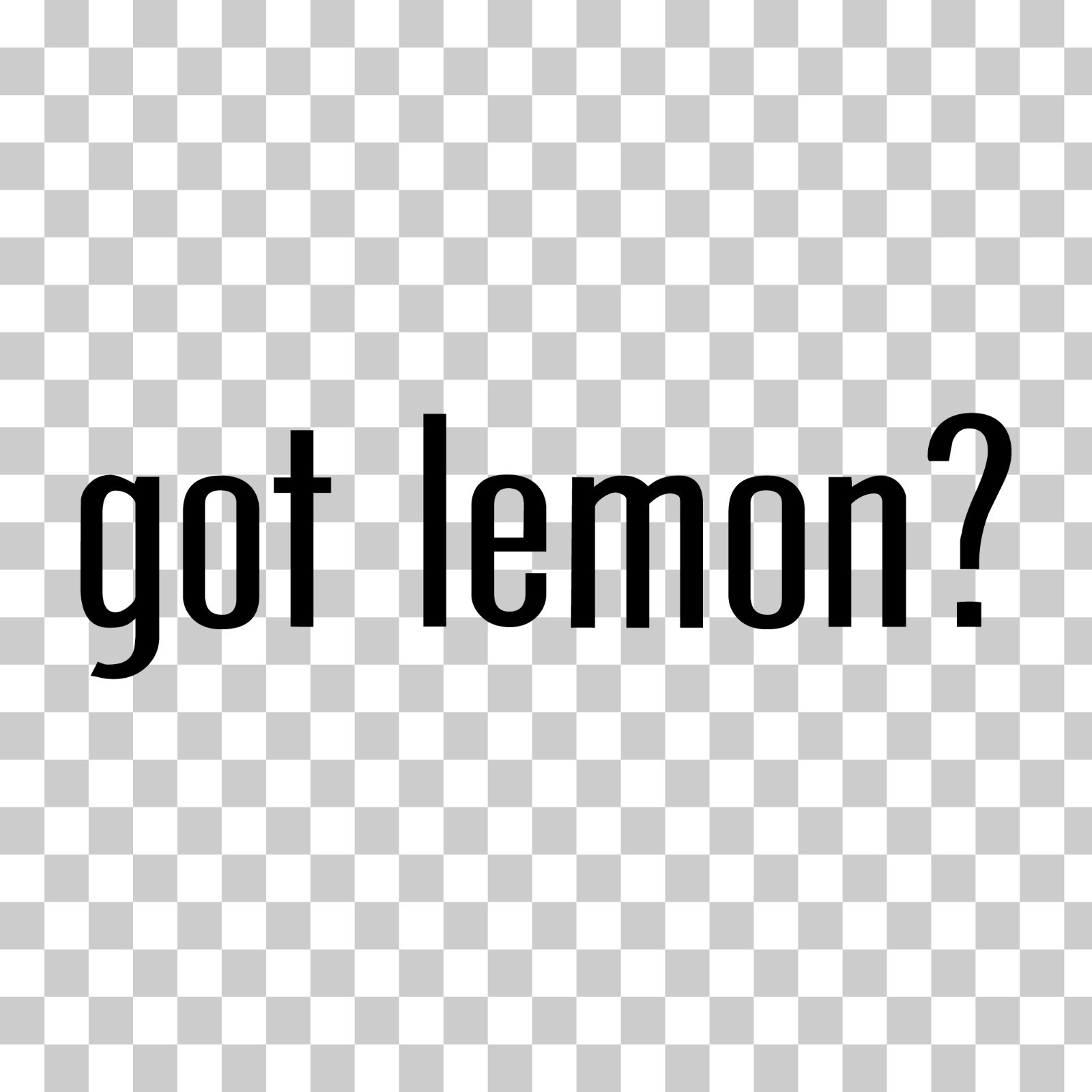 Got Lemon? Custom Vinyl Sticker / Decal Drink Fruit Farm Orchard