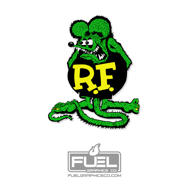 Rat Fink Vintage Automotive Premium Vinyl Decal – Multiple Sizes