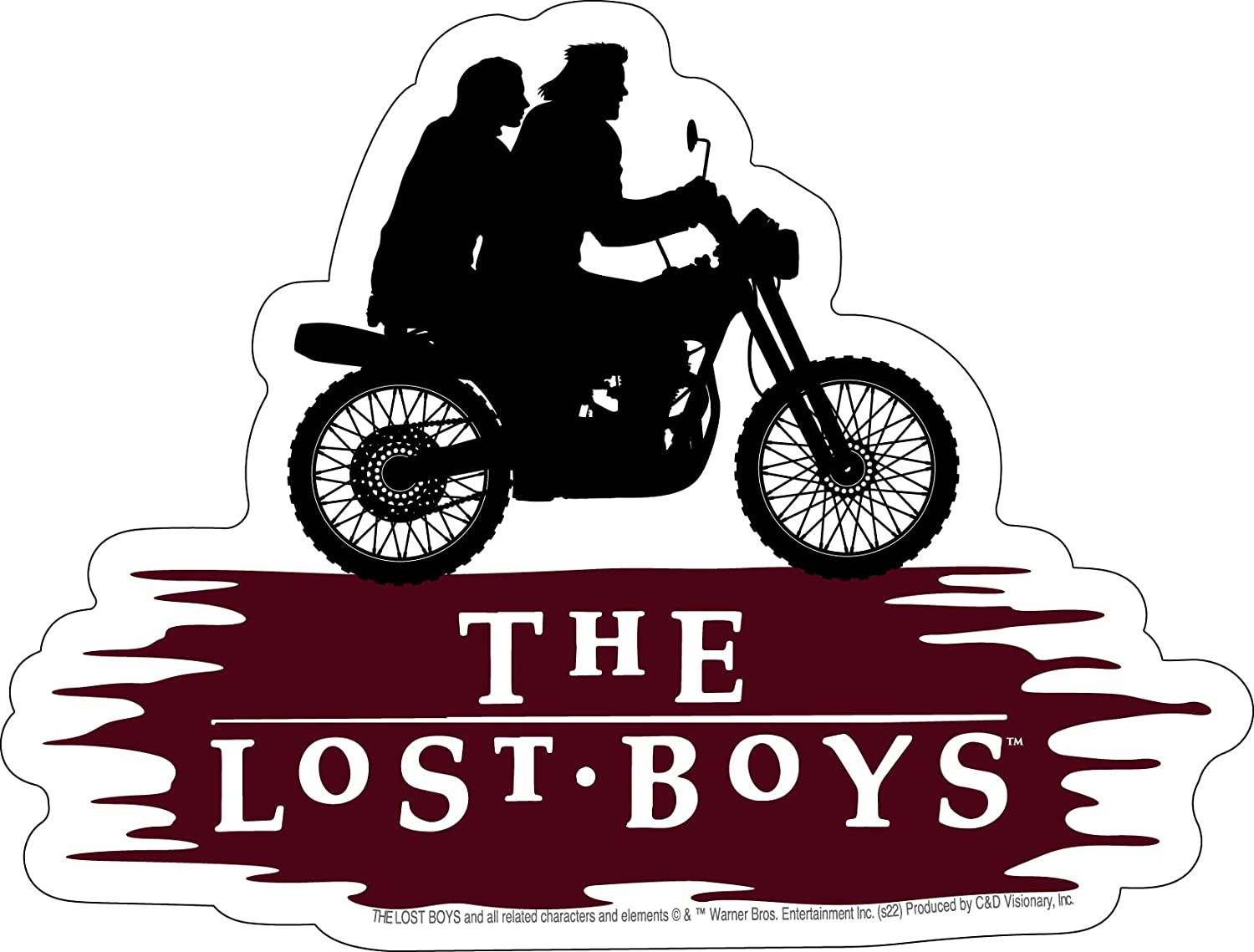 Stickers – C&D Visionary – The Lost Boys Motorbike Logo 5.5″x4.1″ NEW Decal