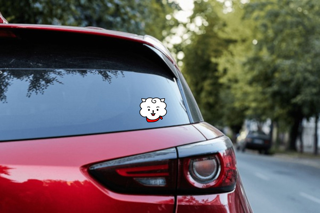 BT21 RJ KPOP Car Window Decal #6633