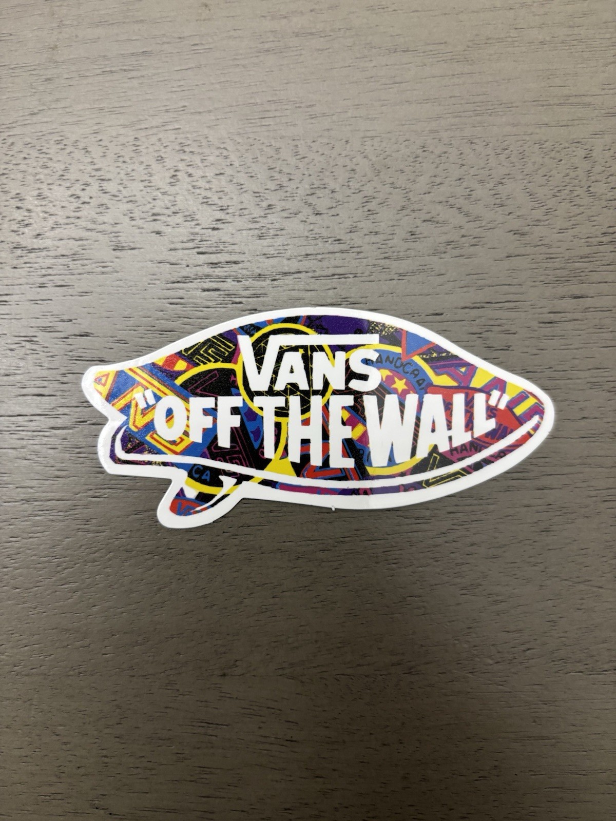 Vans «Off The Wall» Logo Decal: Decorative Skate Luggage Skateboard Sticker