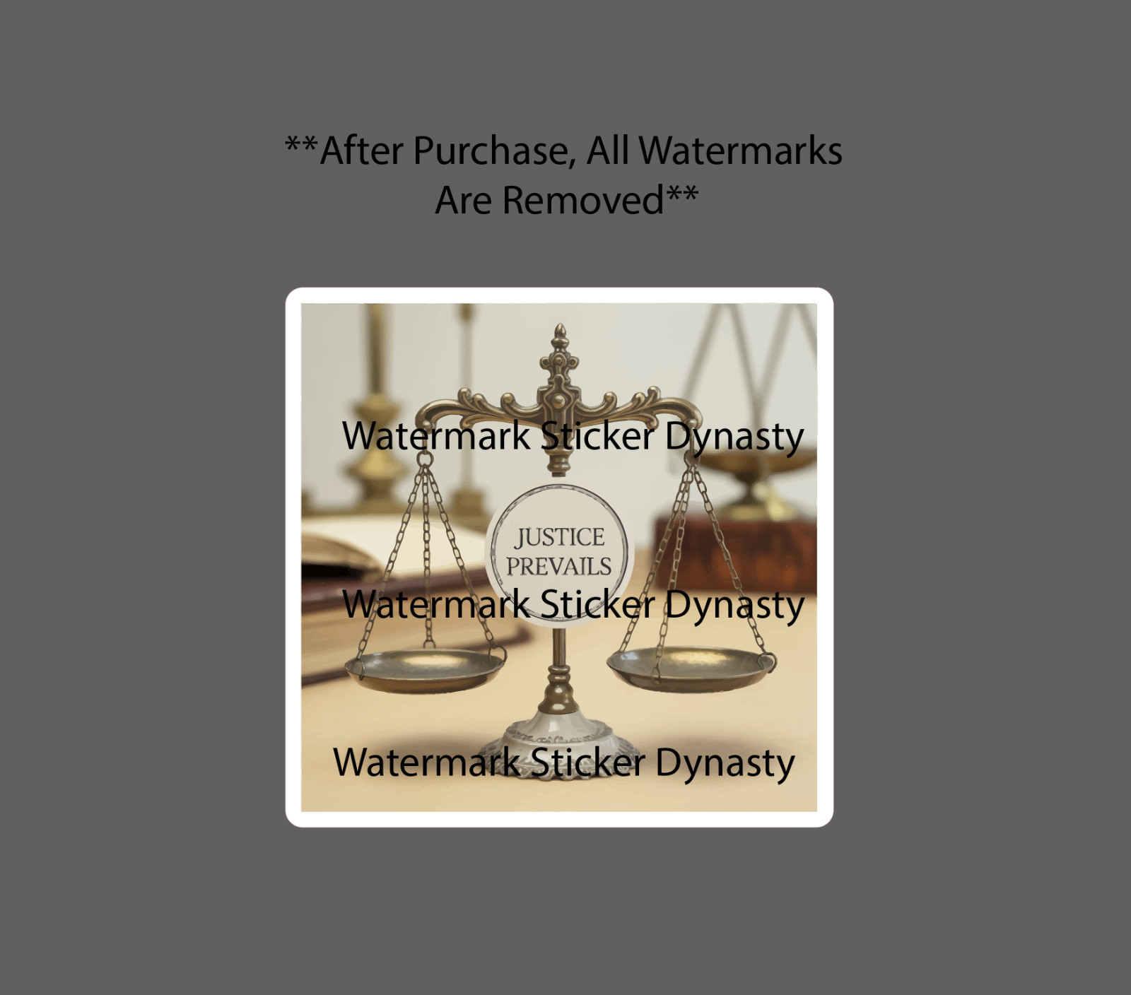 Lawyer Scale Sticker Waterproof Decal Justice Judge Law Gift NEW