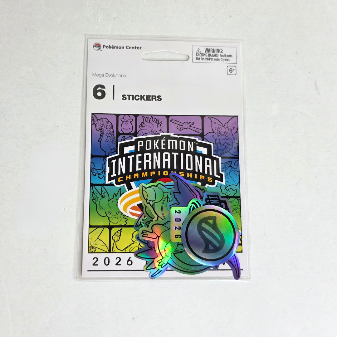 Pokémon Center NAIC 2026 Pokemon International Championship Sticker Set of 6
