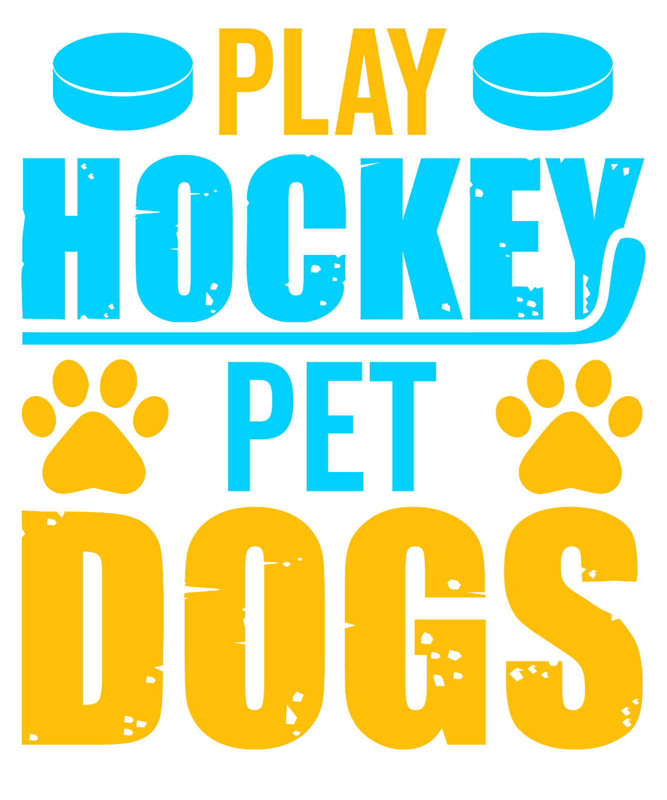 Ice Hockey Dog Sticker (4 Inch) Funny League Team Play Hocket Pet Dogs