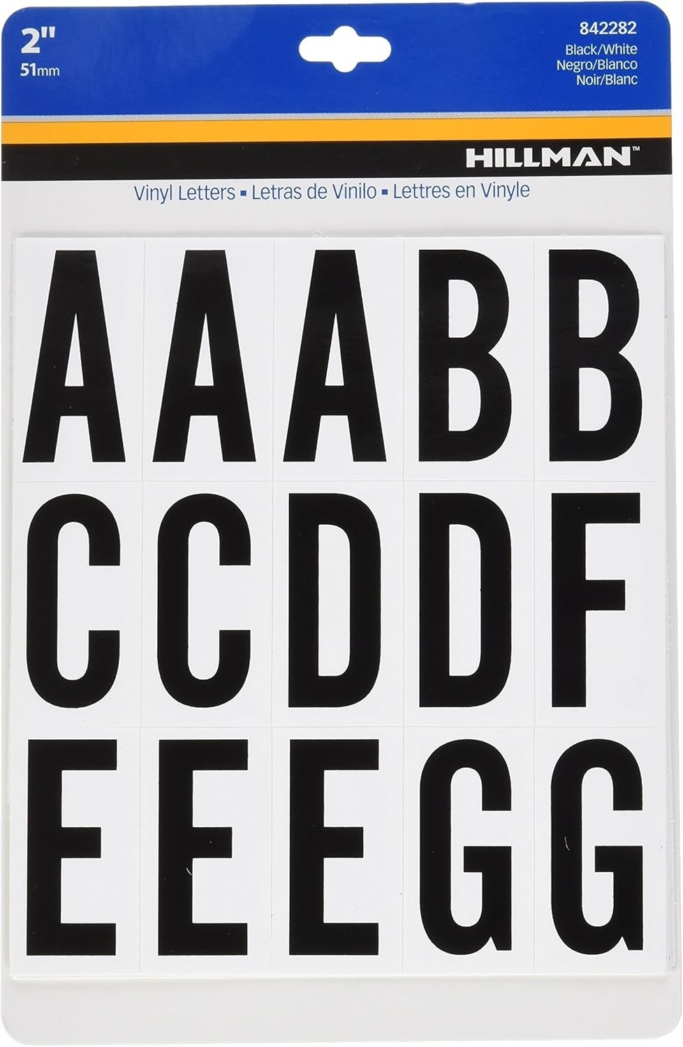 Versatile 2-Inch Peel-Off Vinyl Letters & Numbers Pack – Ideal for Sign Making