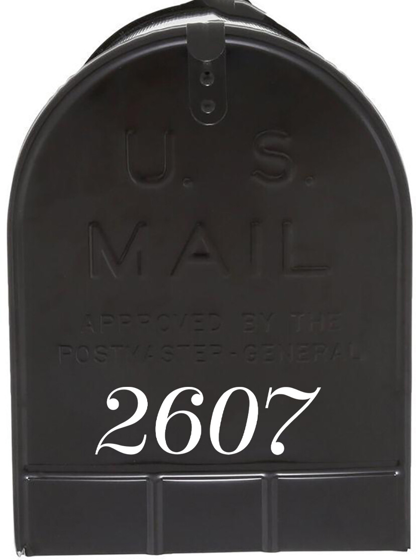 3-pack Mailbox Numbers and Address Vinyl Decals – Street Home – Die Cut Duchess