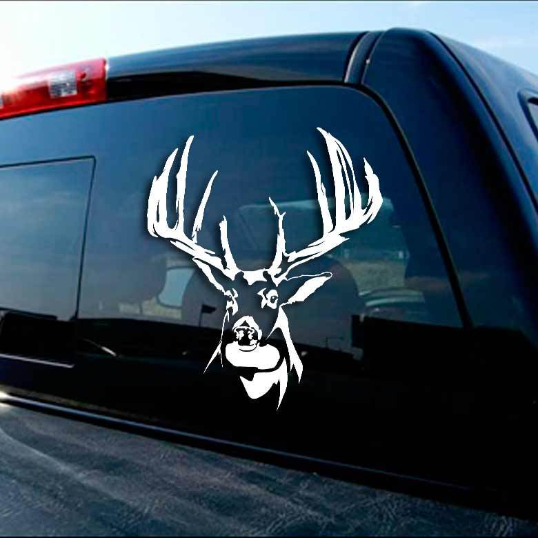 Deer Hunting Decal Sticker Archery Rut Buck Bow Case Truck Window USA Mathews