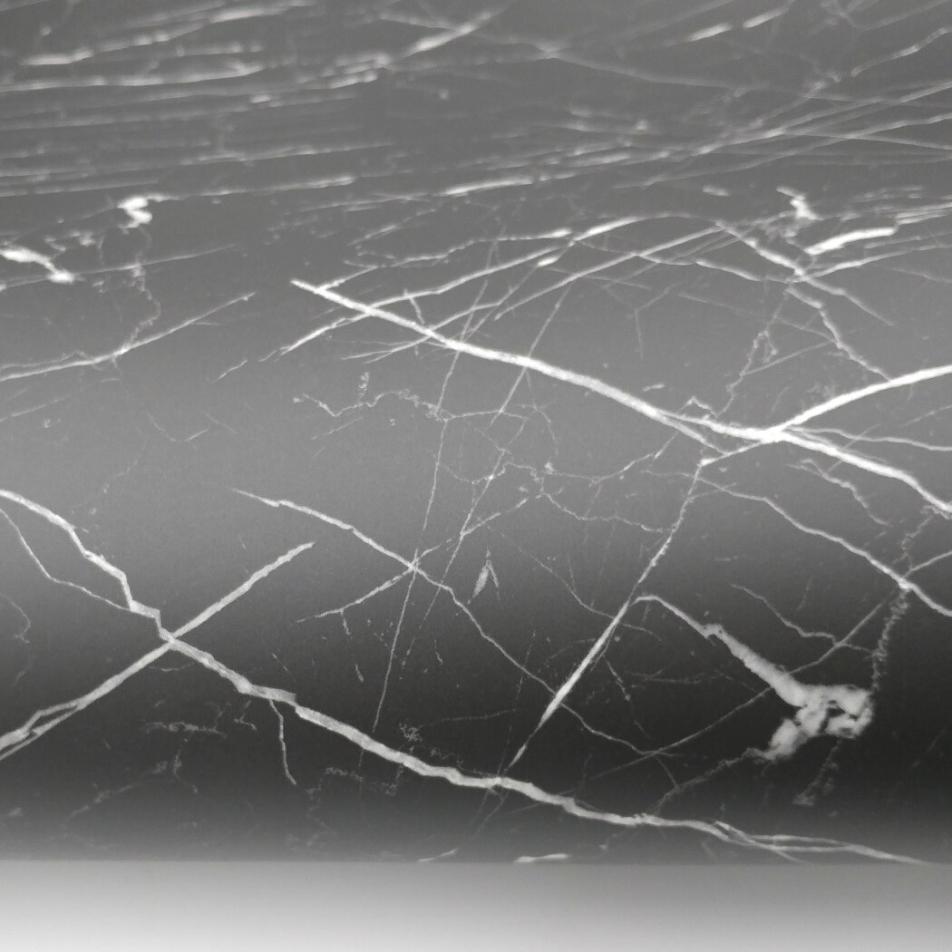 Matte Black Marble Interior film – Peel & Stick Decorative Renovated Film