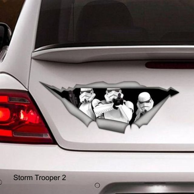 LARGE-SIZED CAR DECALS – STAR WARS – 6 CHOICES