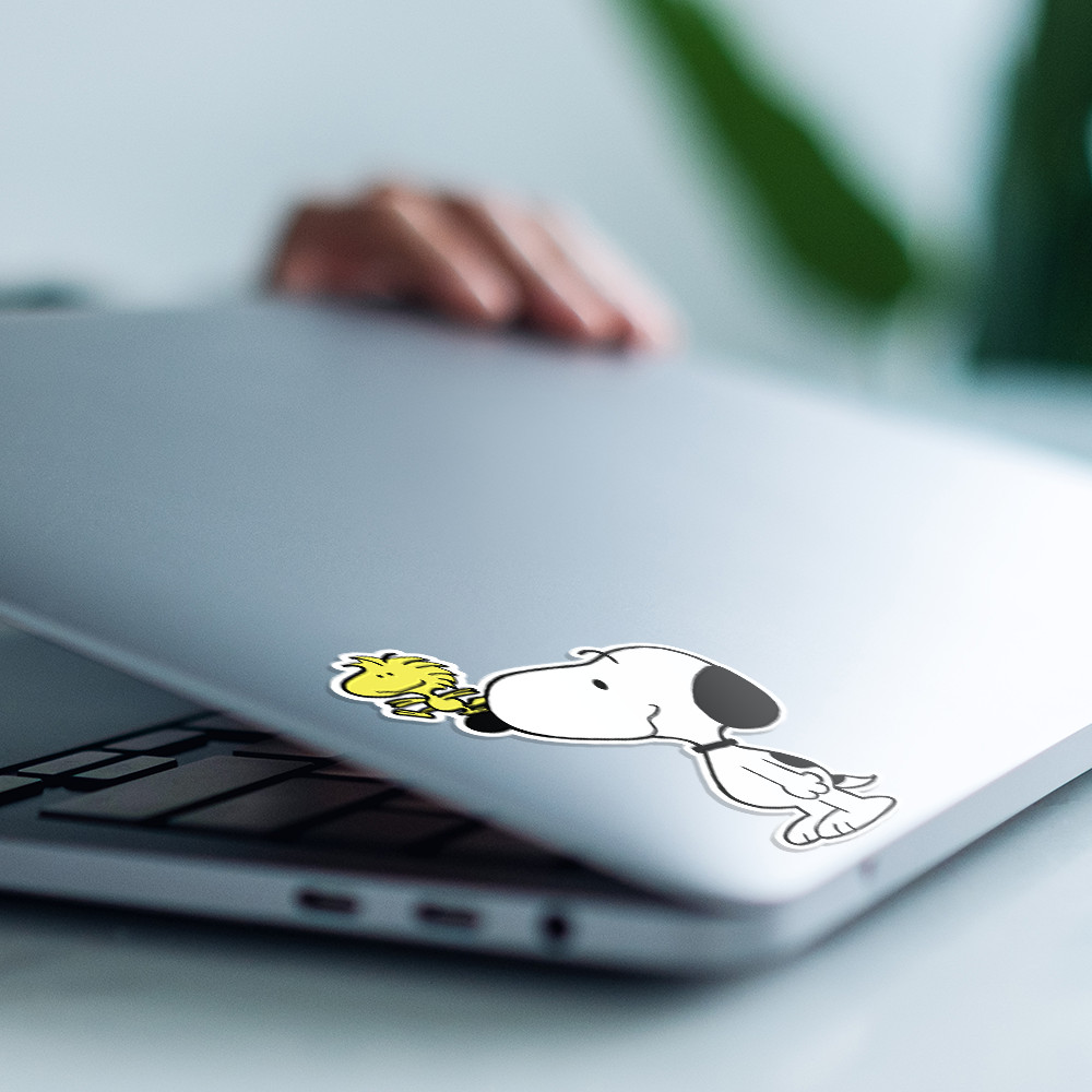 Peanuts Snoopy and Woodstock Sticker – Aesthetic Vinyl 2.5″ W x 4″ H