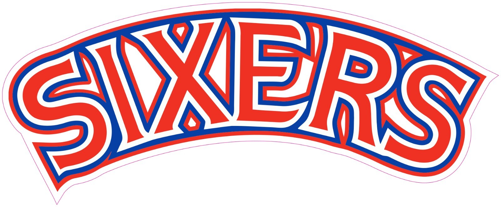 Philadelphia 76ers Basketball Vinyl Decal Sticker Car Truck Bumper Tumbler Mug