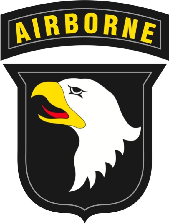 101st Airborne Army (2 small or 1 Large) Vinyl Decals Stickers Military Emblem