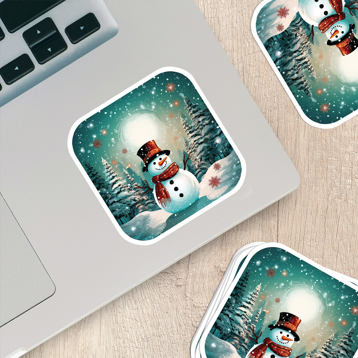 Snowman Vinyl Sticker – Add a Frosty Friend to Your Life