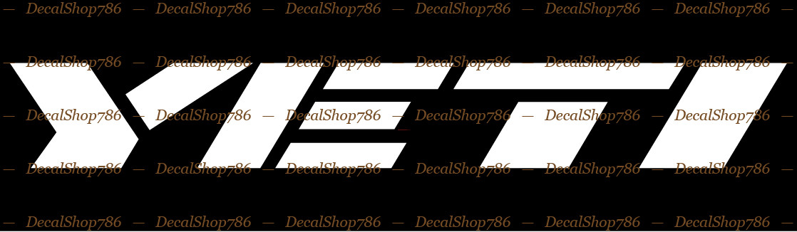 Yeti Bikes – Outdoor Sports Bicycles – Vinyl Die-Cut Peel N’ Stick Decal/Sticker