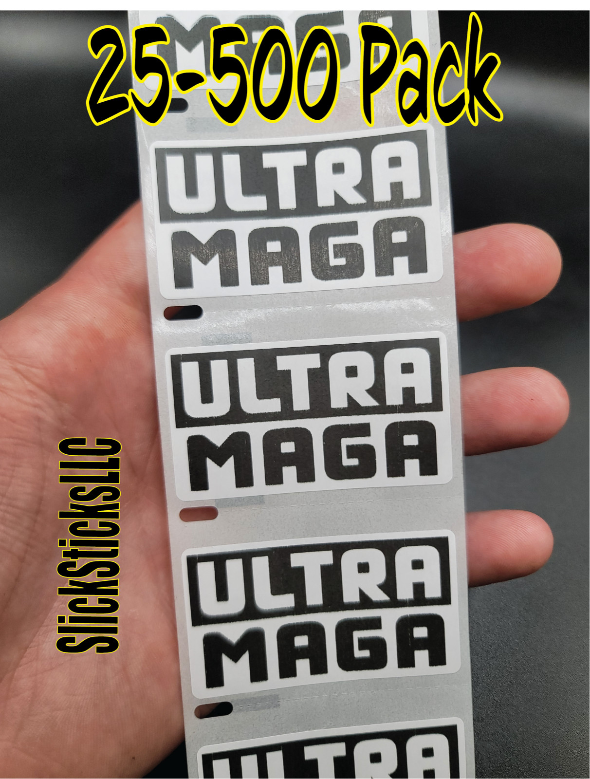 «ULTRA MAGA» Stickers 25-500 Pack politic decal donald election 2024 trump decal