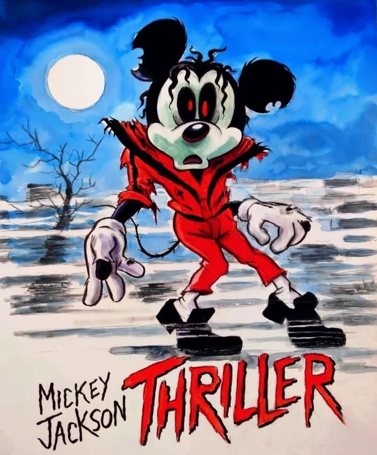 Mickey Jackson Thriller Sticker Decal Car Truck Wall Mirror Phone Tumbler Bumper