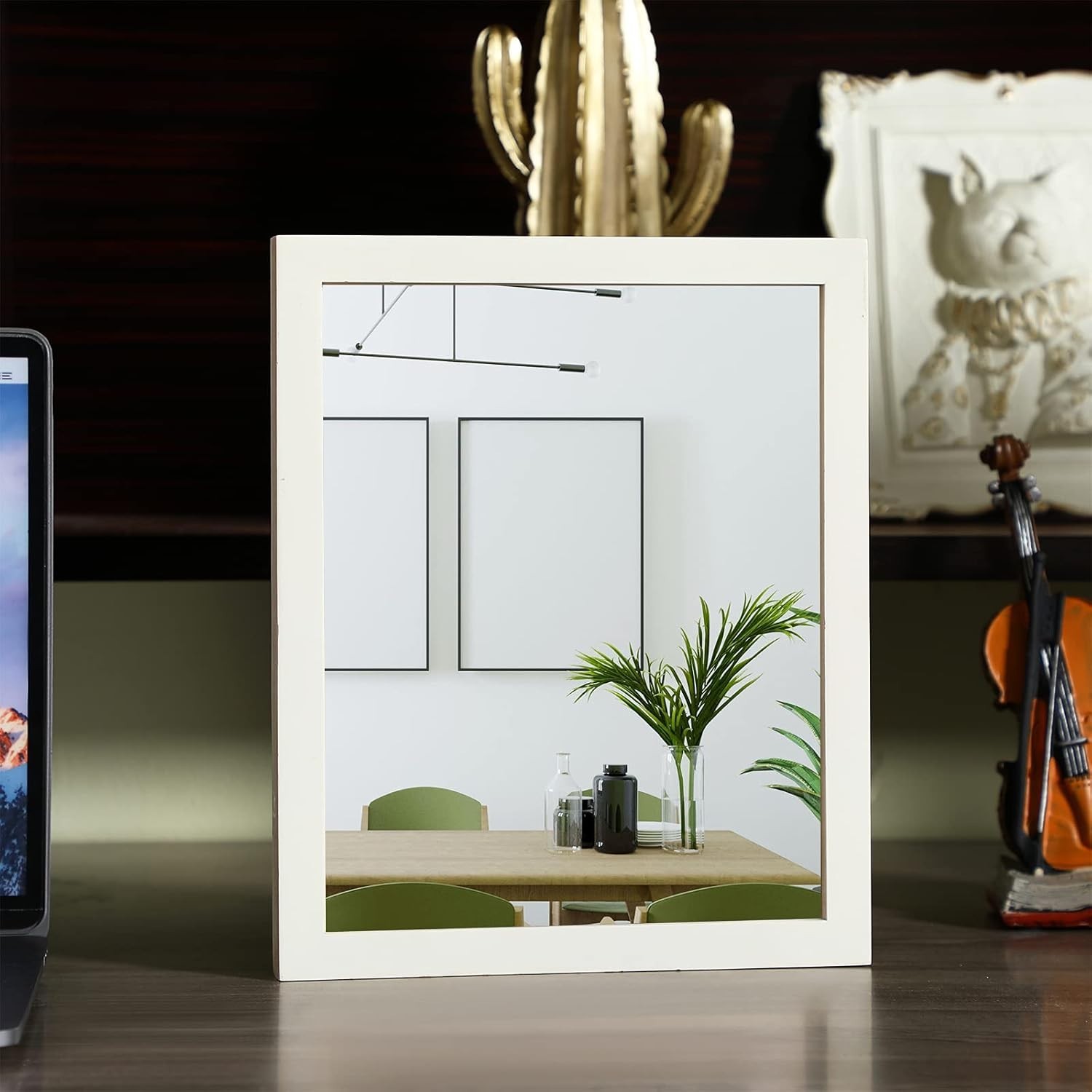 8×10 Inch Frameless Mirror Stickers – 10 Pack for Modern Home Decor Solutions