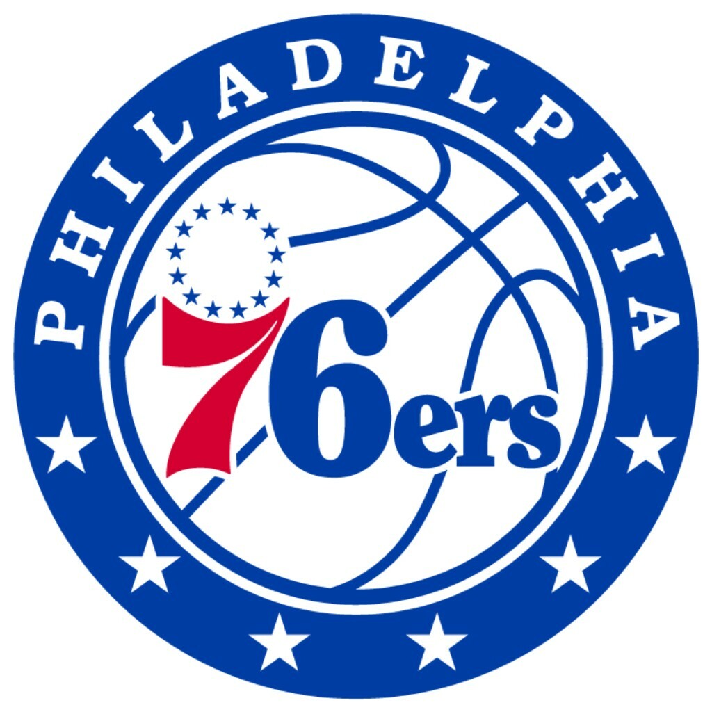 Philadelphia 76ers #3 NBA Team Pro Sports Vinyl Sticker Decal Car Window Wall