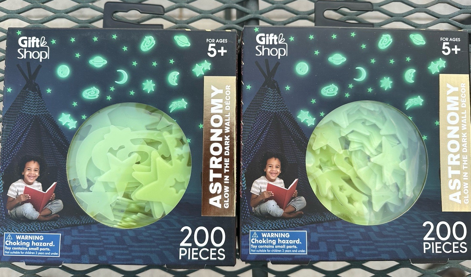 Astronomy Glow in the Dark Stars for Ceiling/Walls. 2 Boxes of 200 Pieces. NEW