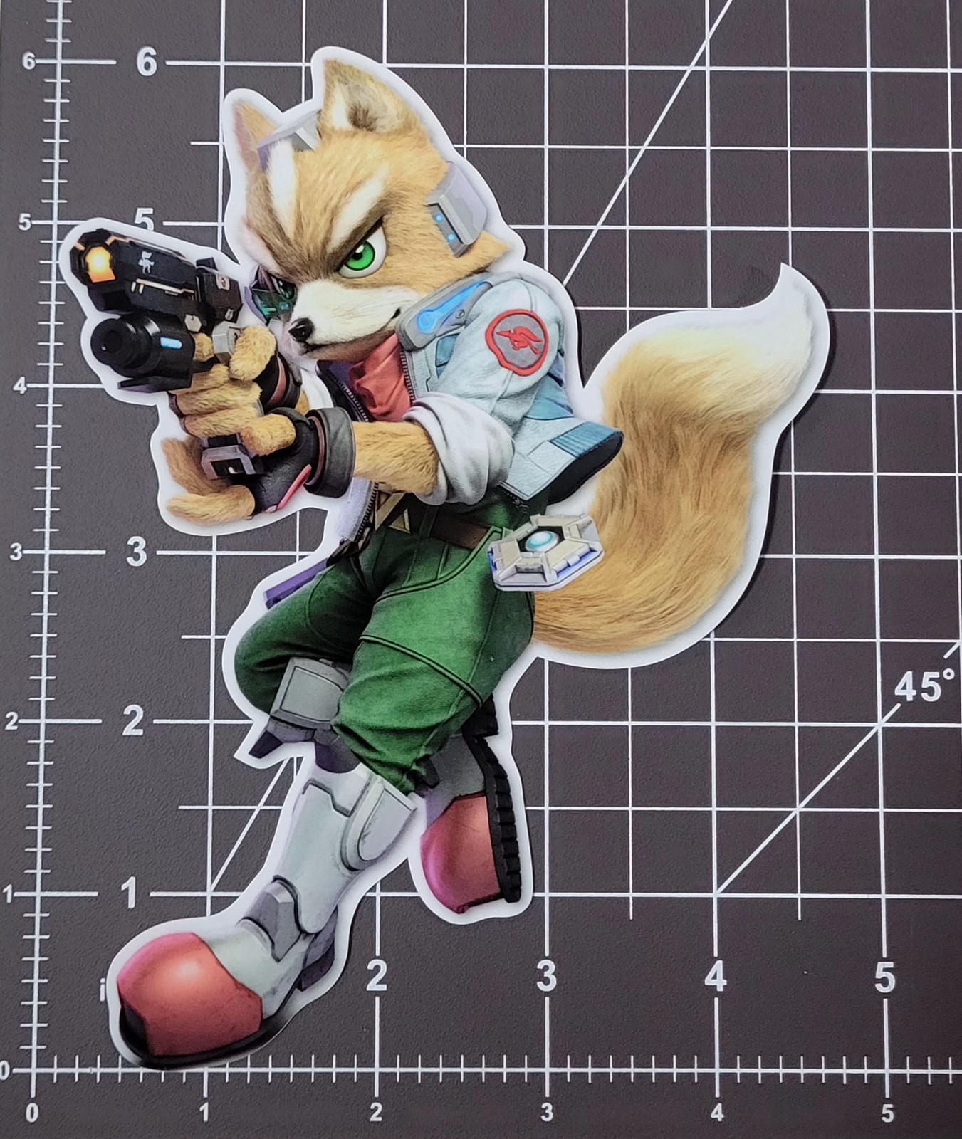 Star Fox V1 Sticker 6″ Super Smash