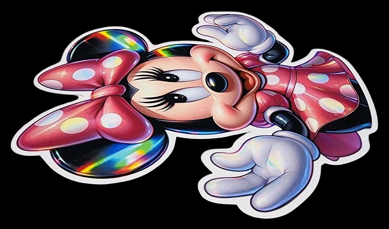 Mickey Mouse Minnie Mouse Inspired Waterproof Car Decal Vinyl Sticker Cartoon